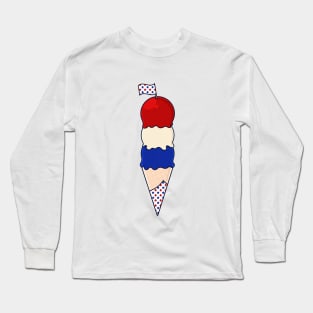 USA Ice Cream Long Sleeve T-Shirt